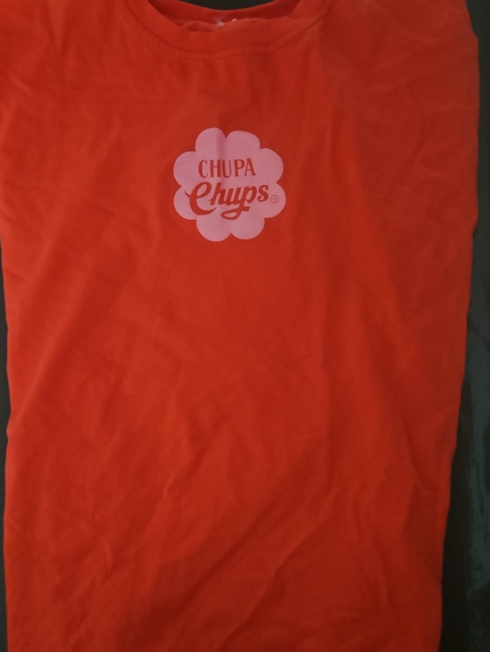 Zara Orange Chupa Chups Graphic Tee